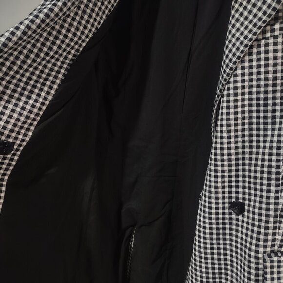 Women's Maeve Longline Check Blazer Size XS - Picture 8 of 12